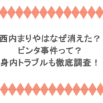 西内まりやはなぜ消えた?ビンタ事件って?身内トラブルも徹底調査!